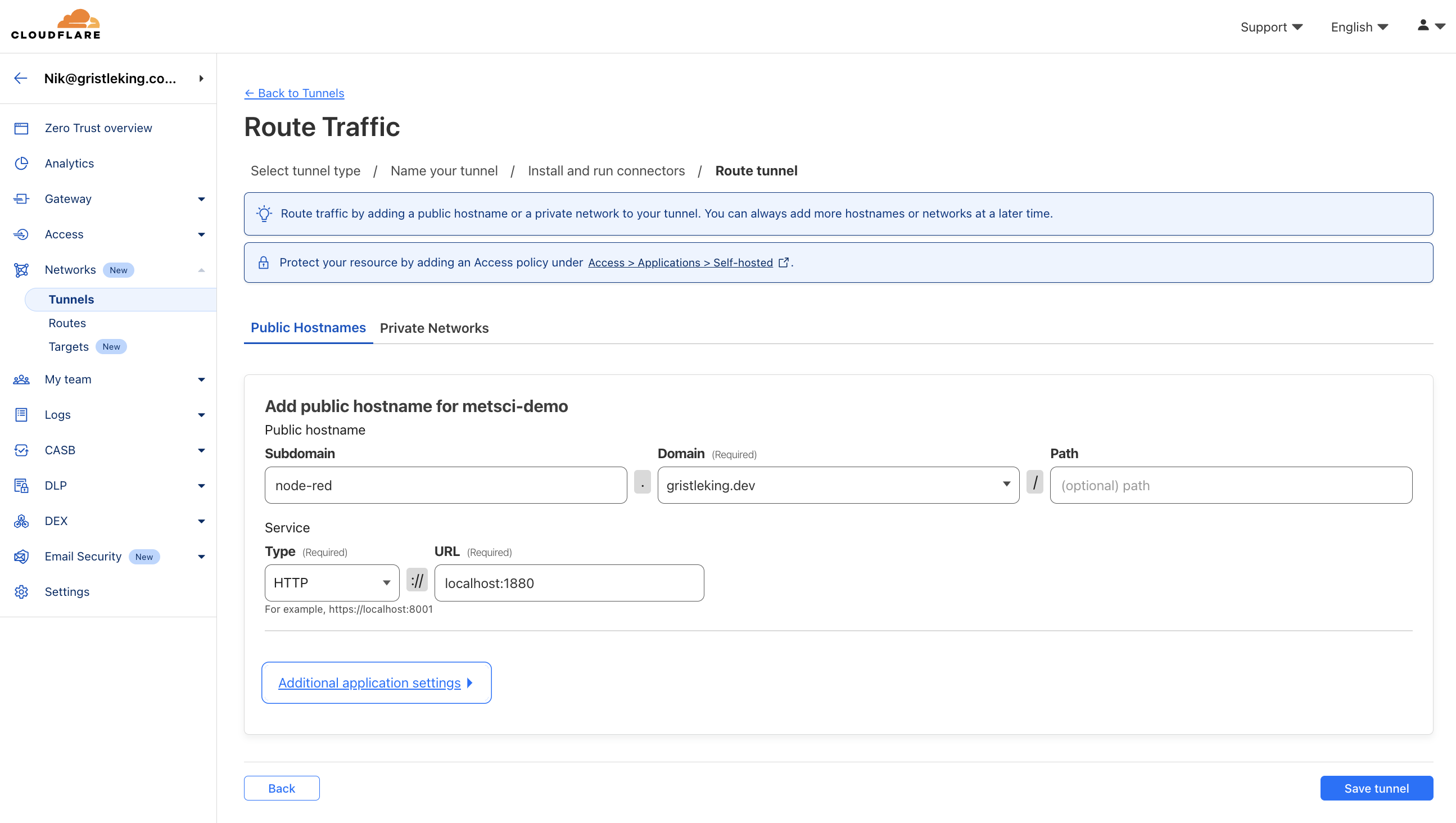 Configure your initial public hostname